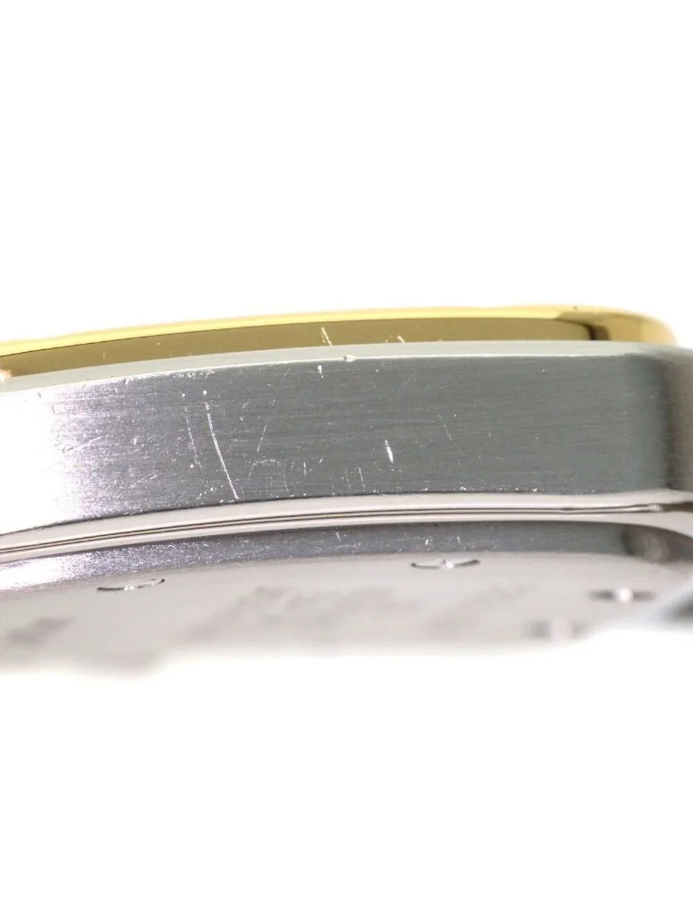 Cartier Santos Galve SM Watch SS 18k Yellow Gold